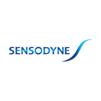 Logótipo da marca Sensodyne, disponível na Farmácia Teixeira Bessa.
