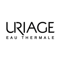 Logótipo da marca Uriage, associado a cuidados dermatológicos e saúde da pele.