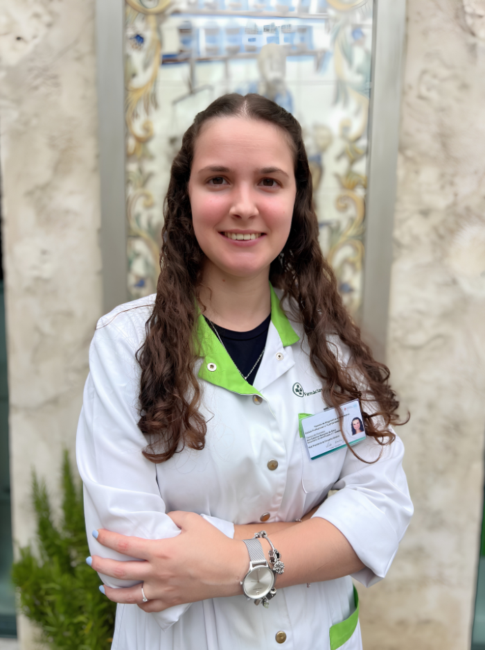 Ana Catarina Silva, Técnica de Farmácia da Farmácia Teixeira Bessa.